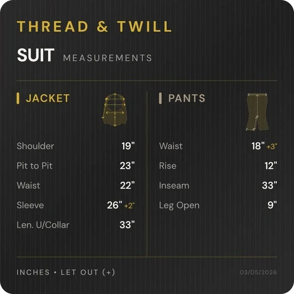 Rolling River Clothes 3-Piece Suit Mens 44T W36 L33 Grey Glen Plaid Pure Wool - Picture 6 of 6